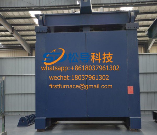 3T medium frequency melting iron furnace