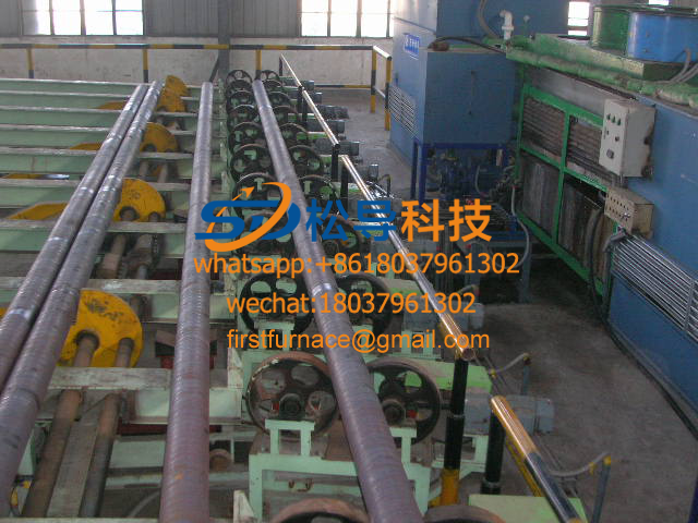 Φ219-1067 thick wall steel pipe medium frequency induction quenching and tempering production line