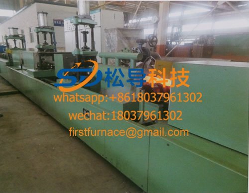 drill pipe quenching and tempering line