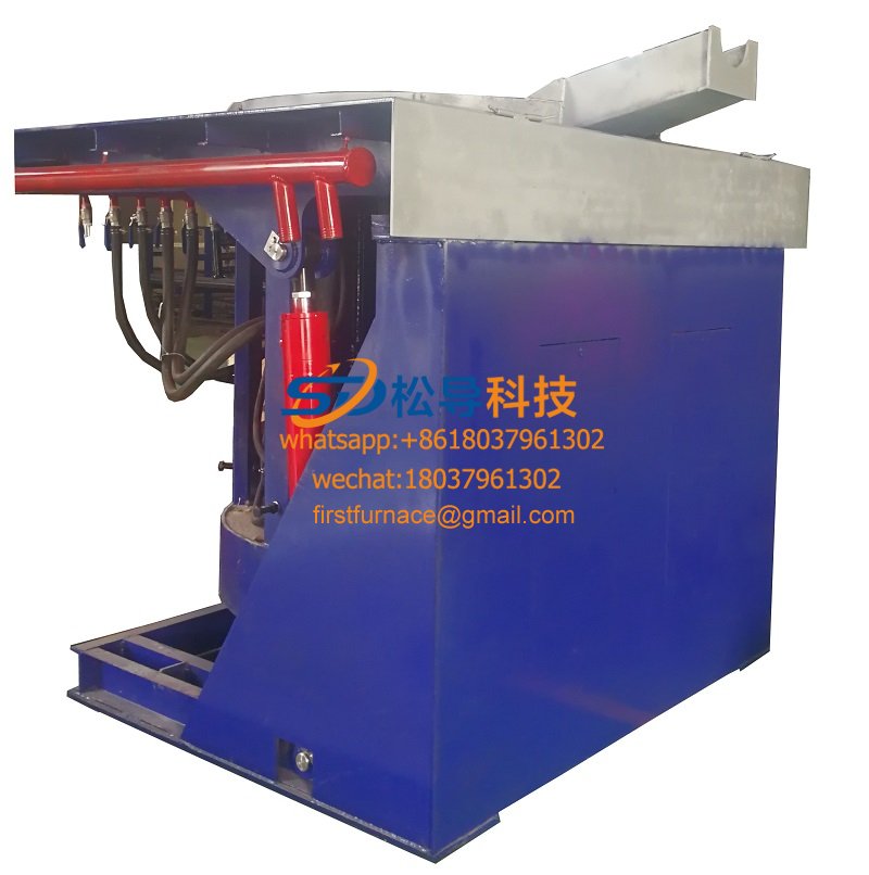 1T Medium Frequency Induction Melting Furnace