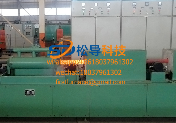 Round steel medium frequency induction heating furnace