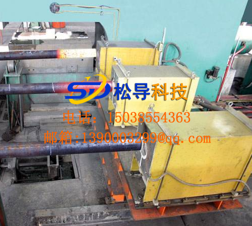Drill rod end high frequency heating equipment