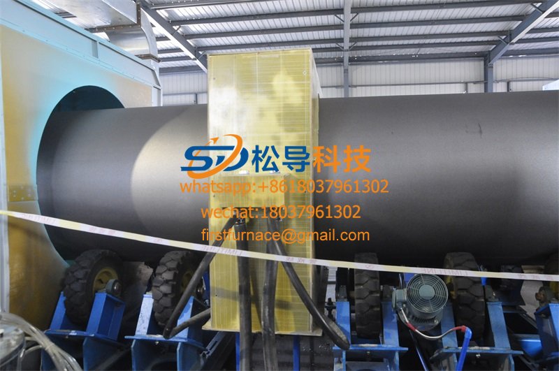 Φ159-Φ219 steel pipe single layer epoxy powder coating anti-corrosion production line