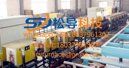Steel pipe spray quenching production line