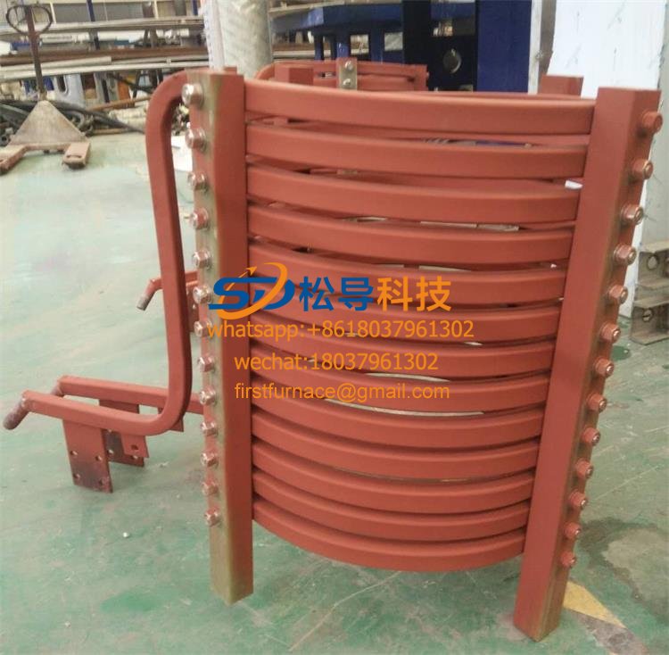 350 kg medium frequency furnace induction coil
