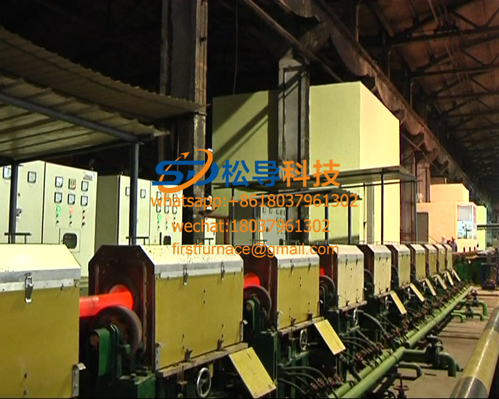 medium frequency quenching and tempering production line using site